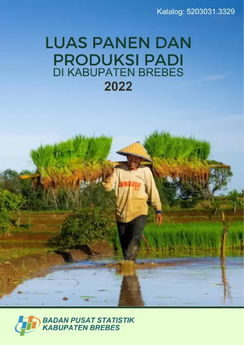 Luas Panen dan Produksi Padi Kabupaten Brebes 2022
