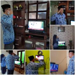 Dilaksanakan secara Virtual, Yuk Intip Suasana HUT Ke-76 RI oleh Pegawai BPS Kabupaten BPS