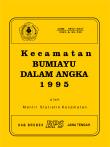 Kecamatan Bumiayu Dalam Angka 1995