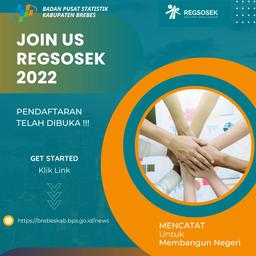 Pendaftaran Online Calon Petugas Pendataan Awal Regsosek BPS Kabupaten Brebes