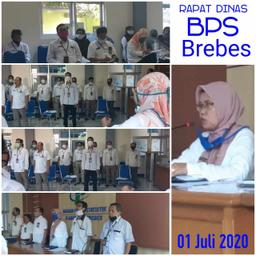 Rapat Dinas BPS Kabupaten Brebes Bulan Juli 2020