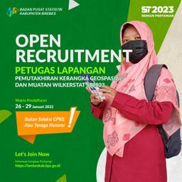 Perekrutan Calon Petugas Pemutakhiran Kerangka Geospasial dan Muatan Wilkerstat ST2023 Tahun 2022