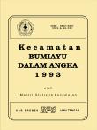 Kecamatan Bumiayu Dalam Angka 1993