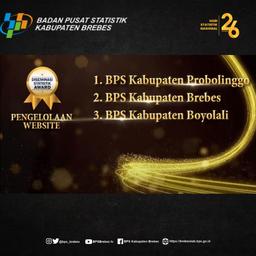 BPS Brebes Raih Penghargaan Diseminasi Awards 2021