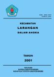 Kecamatan Larangan Dalam Angka 2001