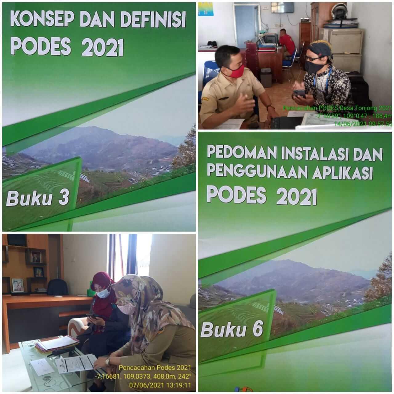 Pendataan Podes 2021 Di Kecamatan Tonjong