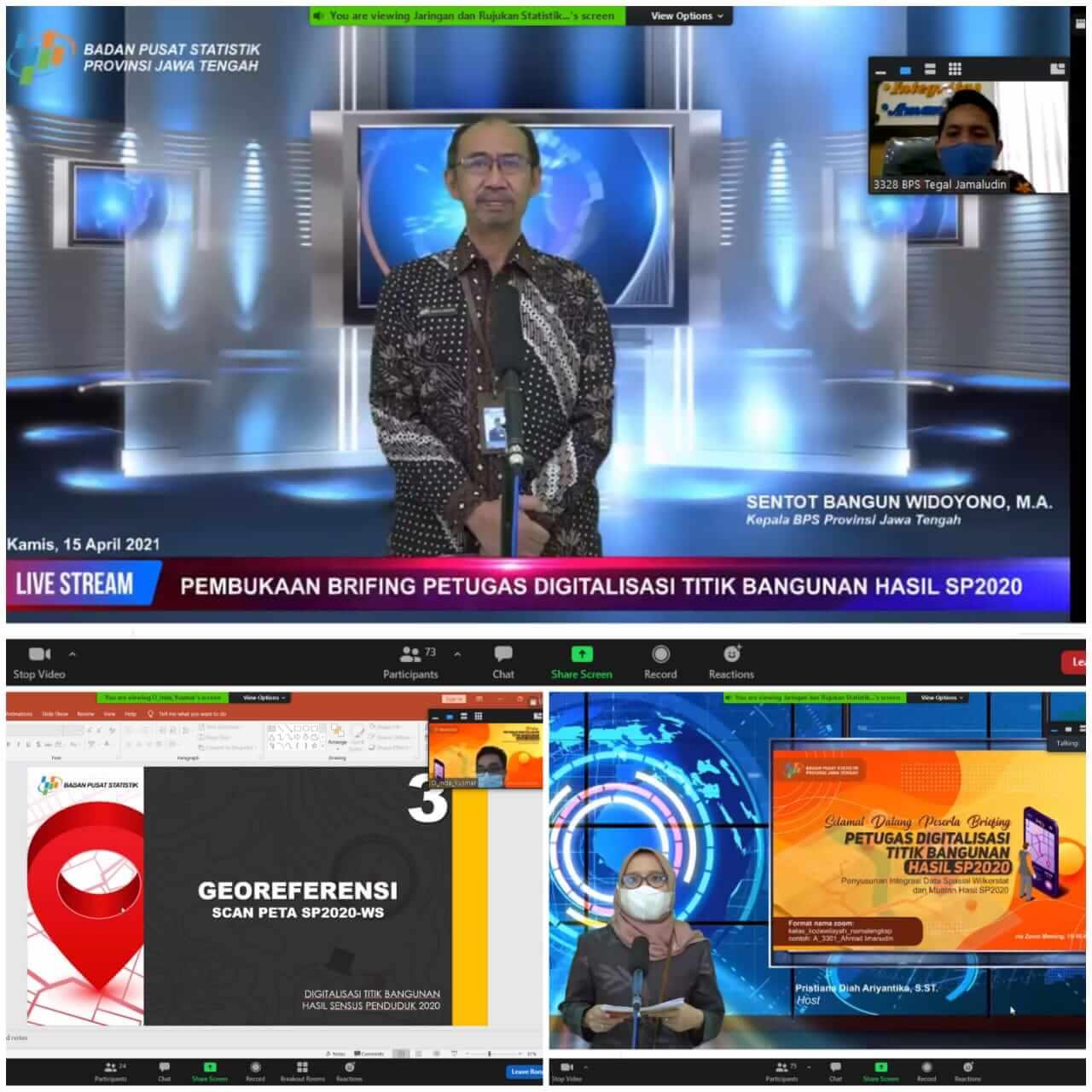 Briefing Petugas Digitalisasi Titik Bangunan Hasil SP2020