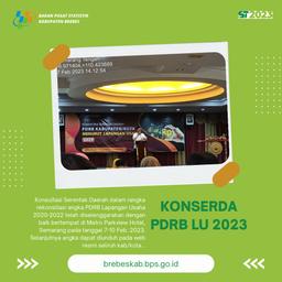 Konserda PDRB Lapangan Usaha 2023 