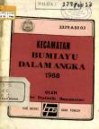 Kecamatan Bumiayu Dalam Angka 1988