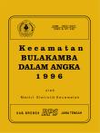 Kecamatan Bulakamba Dalam Angka 1996